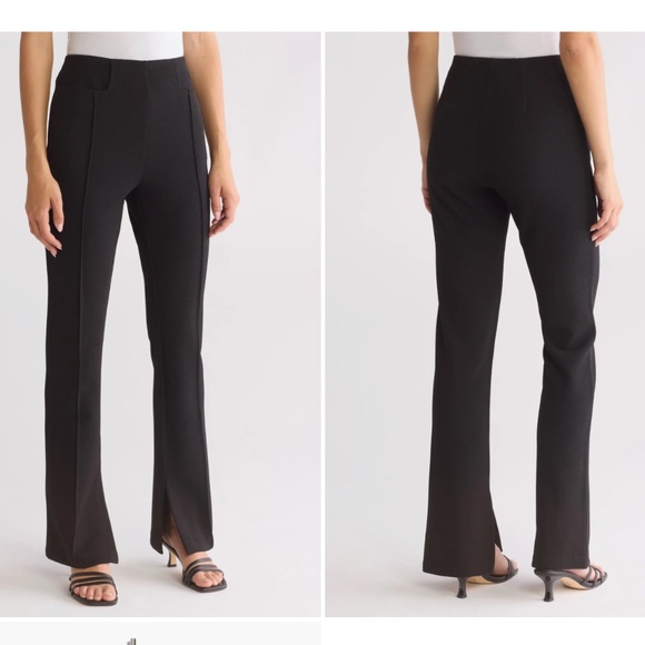 WAYF Slit Flare Leg Dress Pants - Black - Size Small - NWOT - Picture 1 of 12